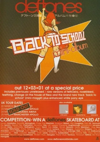 Deftone Back To School Vertical Poster Print