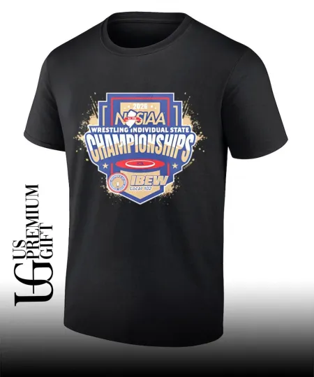 Discover Wrestling Individual State Championships NJSIAA 2026 shirt