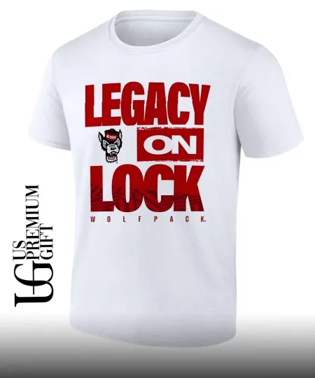 Discover Wolfpack 2026 Legacy On Lock March Madness shirt