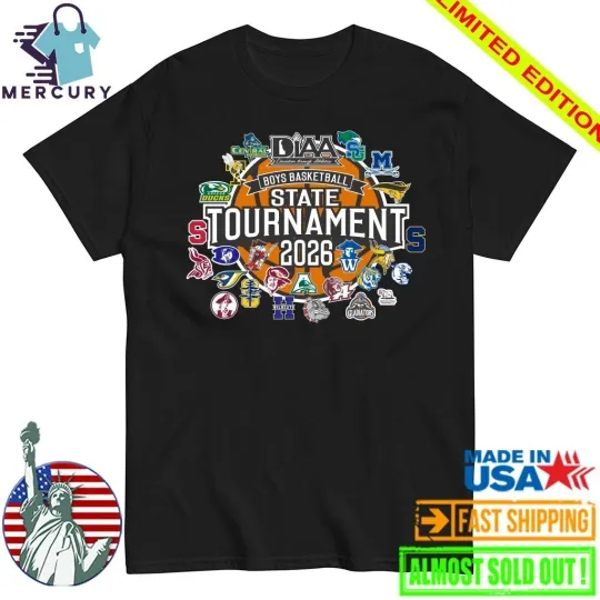 Discover DIAA Boys Basketball State Tournament 2026 Shirt
