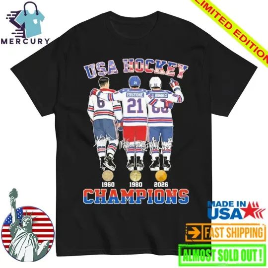 USA Hockey Champions 1960-1980-2026 Signature Shirt