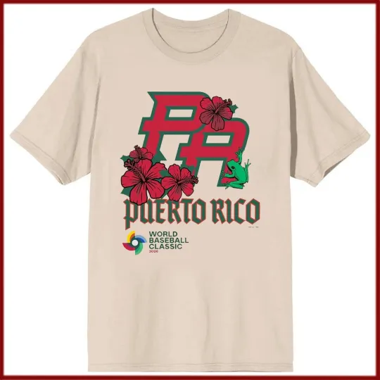 Discover Puerto Rico 2026 World Baseball Classic T-Shirt