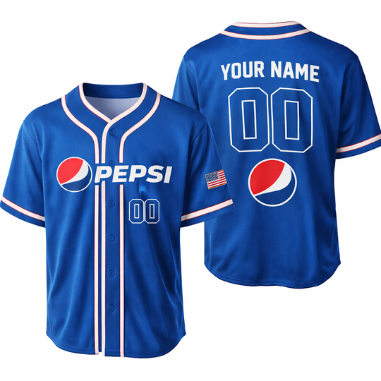 Custom Pepsi Limited Edition Baseball Jersey