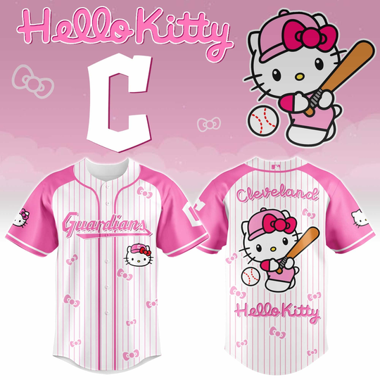 Cleveland Guardians x Hello Kitty 2026 Limited Editions Jersey