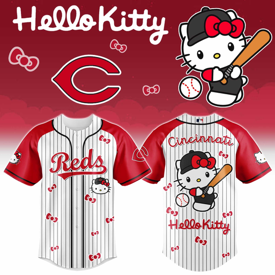 Cincinnati Reds x Hello Kitty 2026 Limited Editions Jersey
