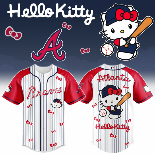 Discover Atlanta Braves x Hello Kitty 2026 Limited Editions Jersey