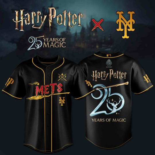 New York Mets X Harry Potter – 25 Years of Magic Baseball Jersey