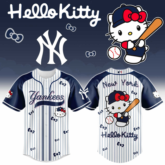 Discover New York Yankees x Hello Kitty 2026 Limited Editions Jersey