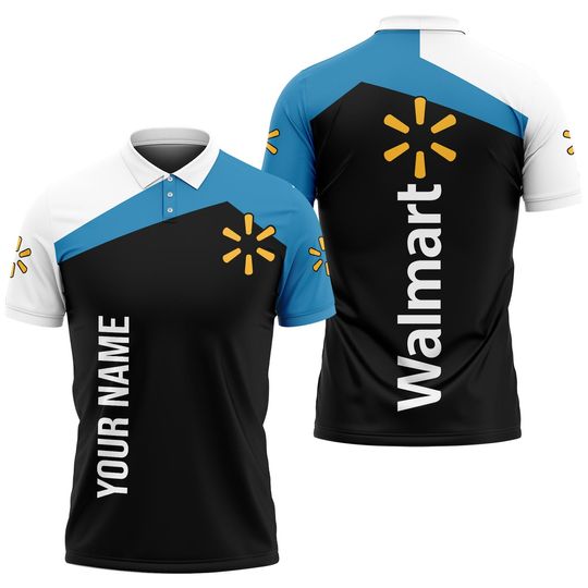Walmart Custom Name Polo Shirt