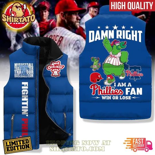 Philadelphia Phillies  Sleeveless Down Jacket