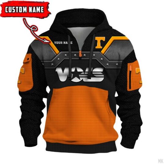 Tennessee Volunteers – 3D Quarter Zip Hoodie For Fans