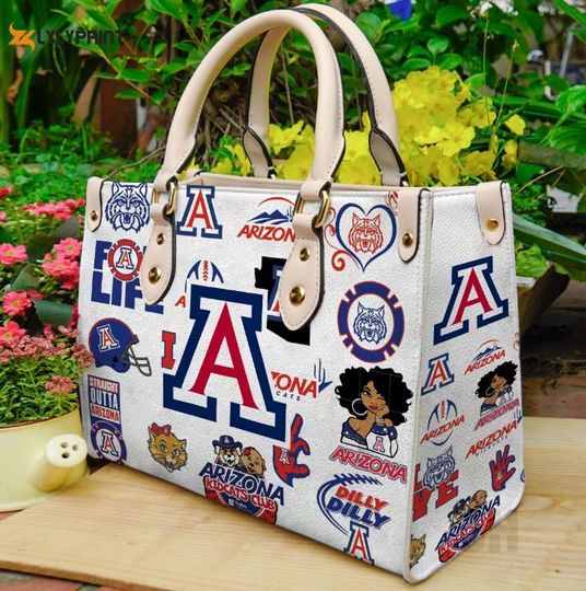 Arizonna Wildcats Leather Handbag