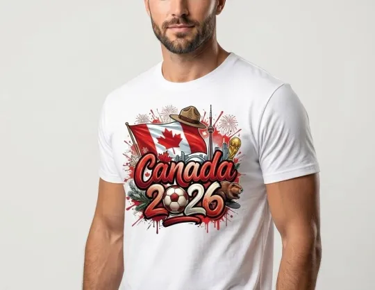 Discover 2026 FIFA World Cup Soccer Canada Shirt