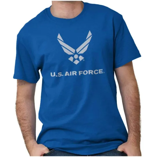 Discover US Air Force Military Logo Crewneck T-Shirt for Women and Men