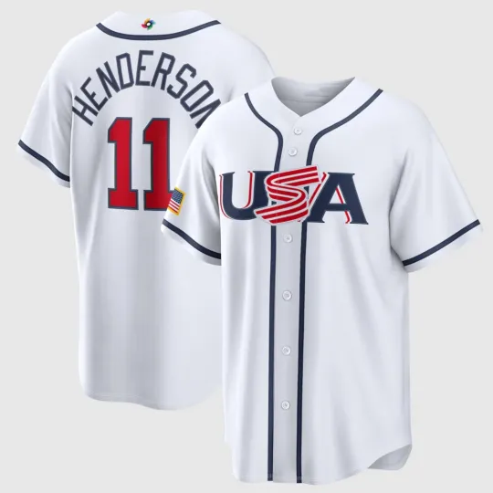Discover Men's USA Baseball Gunnar Henderson 2026 World Baseball Classic - Full Size