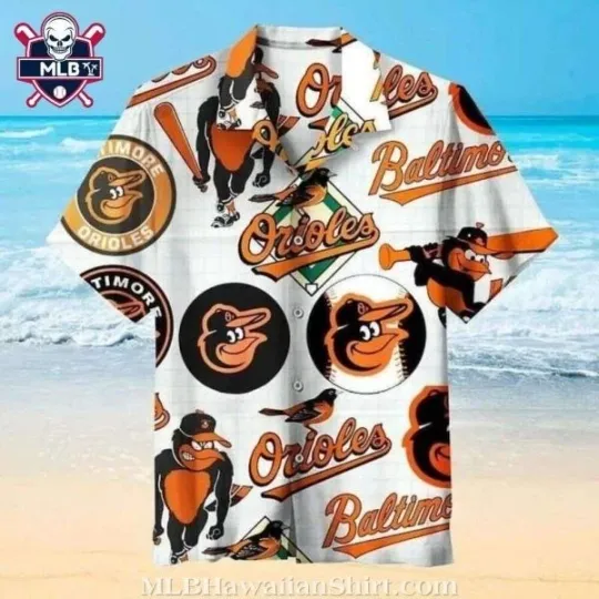 Discover Baltimore Baseball Team Orioless Classic Logo Hawaiian Shirt