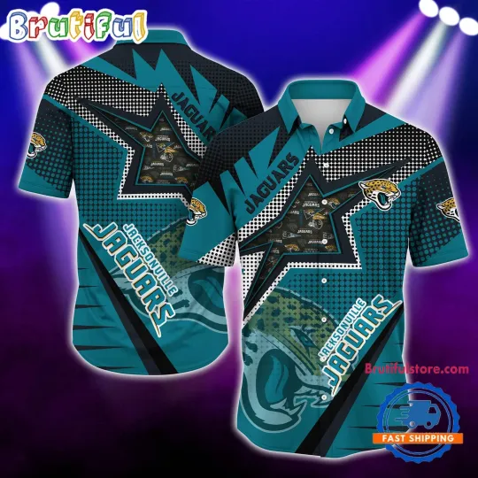 Discover Jacksonville Jaguars Special Football Team Star Hawaiian Shirt For football Fans