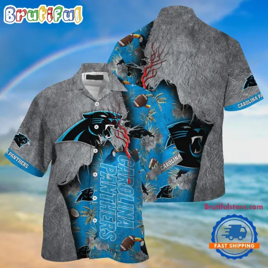 Carolina Panthers Football Team Summer God Hawaiian Shirt For football Fans