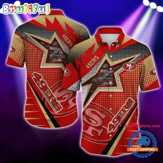 Discover San Francisco 49ers Special Football Team Star Hawaiian Shirt For football Fans