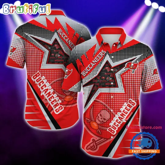 Tampa Bay Buccaneers Special Football Team Star Hawaiian Shirt For football Fans