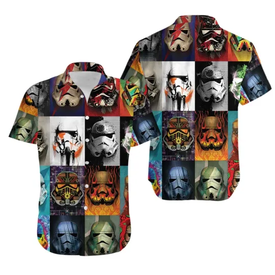 Discover Disney Star War Summer Beach Starwars Stormtrooper Aloha Hawaiian Shirt