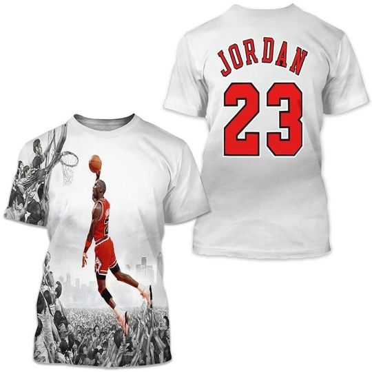 Discover Micheal Jordan Dunk All Over Print T-Shirt