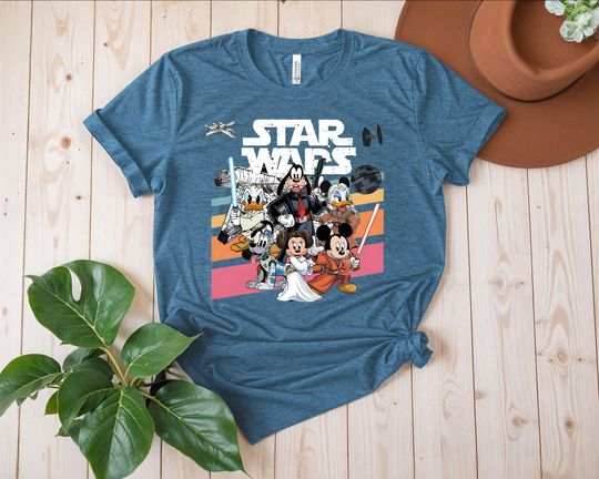 Discover Disney Star Wars Shirt 2026 - Mickey & Friends Galaxy's Edge Tee