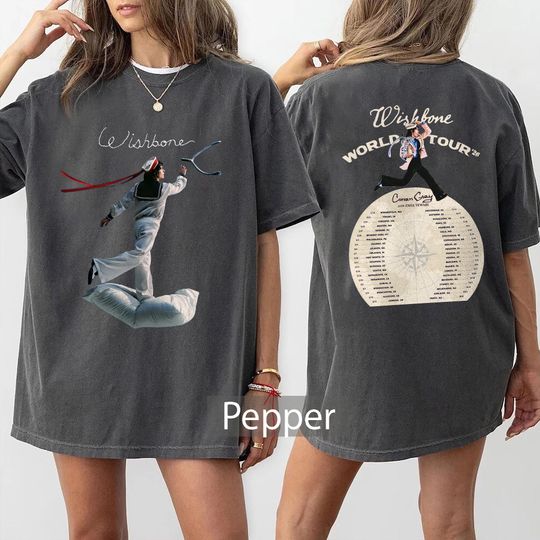 Discover Conan Gray Wishbone World Tour 2026 Shirt, Wish Bone Tour T-Shirt, Vintage Pop Singer Tee