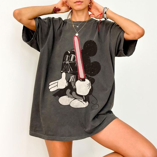 Discover Retro Disney Mickey Star Wars Shirt, Star Wars Family Shirt, Vintage Disney Shirt, Mickey Mouse T-shirt, Darth Vader Shirt, Disney Trip Tee