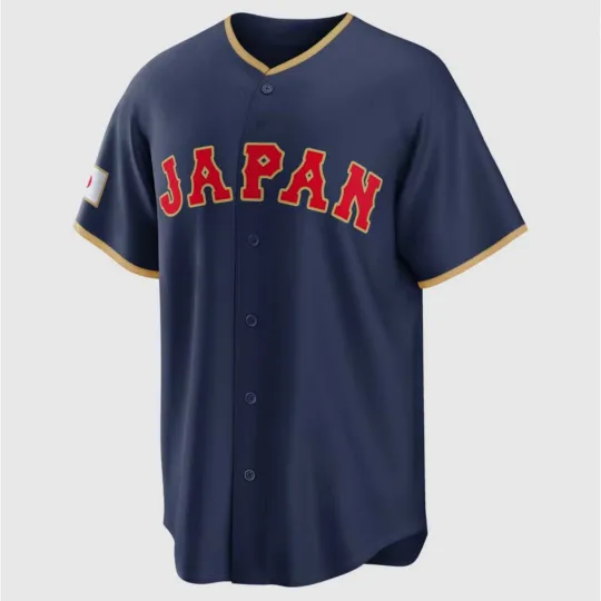 Discover Men's Japan Baseball Navy 2026 World Baseball Classic Jersey