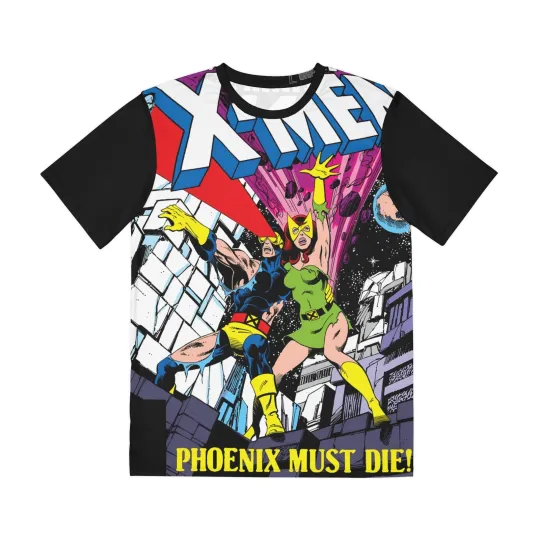 3D Uncanny X-Men All Over Print T-Shirt John Byrne Art Marvel Comics