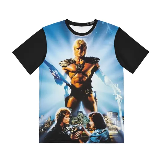 Discover Masters of the Universe 3D All Over Print T-Shirt Polyester 1987 Movie Poster Art