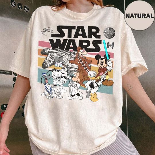 Discover Star Wars Mickey And Friends Shirt, Disney Mickey Han Solo T-Shirt, Goofy Stormtrooper Shirt, Disney Hollywood Studios Galaxy's Edge Trip