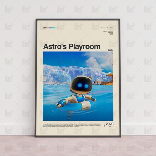 Discover Astro's Playroom Poster, Gaming Room Poster, Gaming Wall Poster, Gaming Print Poster, Game Gift, Video Games Poster