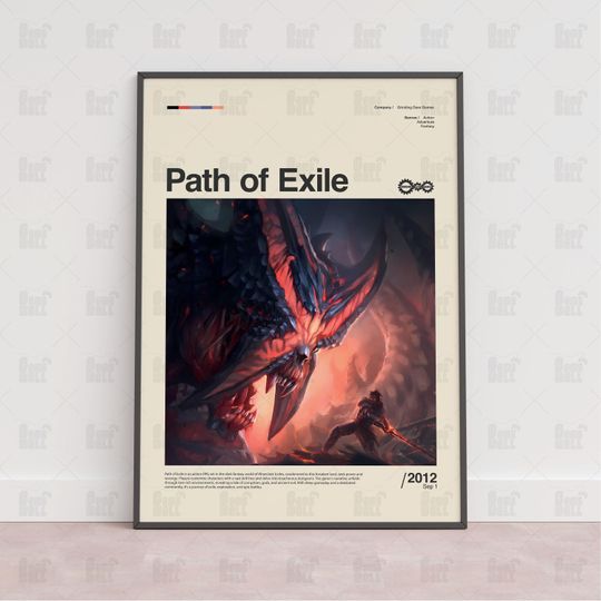 Discover Path of Exile Poster, Gaming Room Poster, Gaming Wall Poster, Gaming Print Poster, Game Gift, Video Games Poster