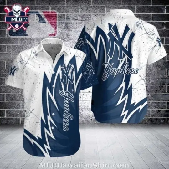 Discover Dynamic New York Baseball Team Yankeess Splash Hawaiian Shirt – Tropical Shirt