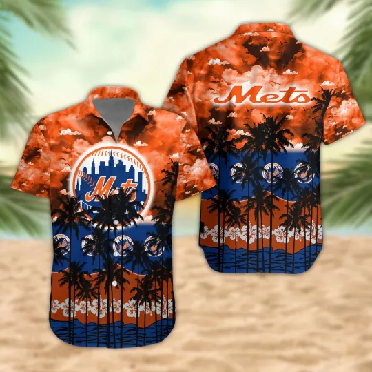Discover New York Baseball Team Metss Hawaiian Shirt Trending Summer