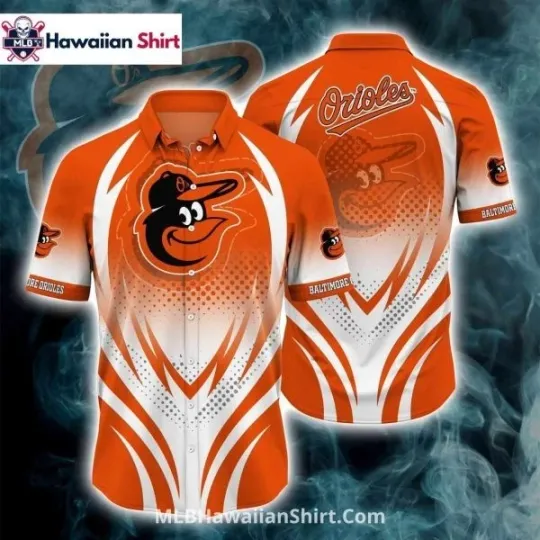 Discover Gradient Vibe Baltimore Baseball Team Orioless Aloha Shirt Bold