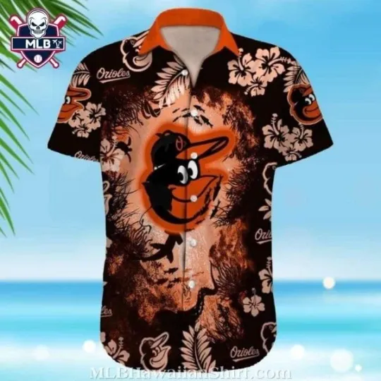 Discover Ocean Graphics Baltimore Baseball Team Orioless Hawaiian Shirt – Embrace The Tro