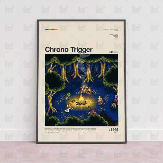 Discover Chrono Trigger Poster, Gaming Room Poster, Gaming Wall Poster,Gaming Print Poster, Game Gift,Video Games Poster,Gaming Art Wall Decor,Gaming