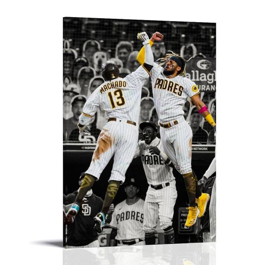 Discover FRD Tatis Jr & Manny Machado Art Passion Poster Wall Art Picture Painting Poster Canvas Print Artworks Bedroom Living Room Decor