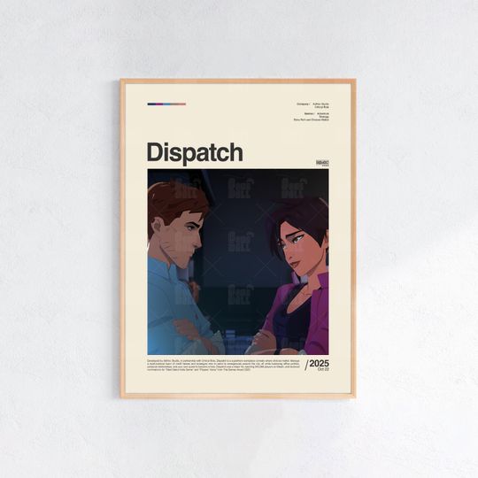 Discover Dispatch Poster, Gaming Room Poster, Gaming Wall Poster, Gaming Print Poster, Game Gift, Video Games Poster