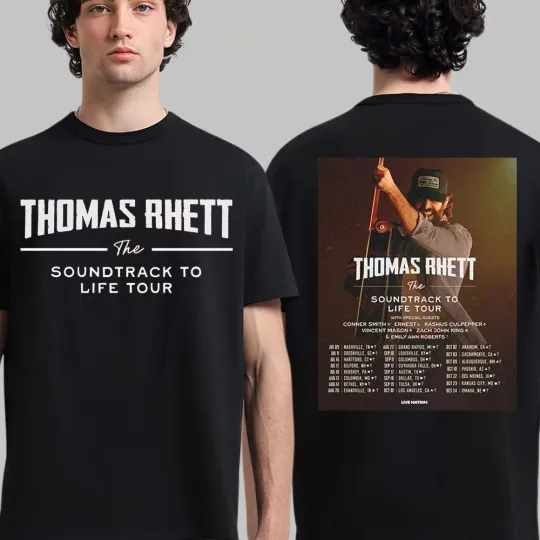 Discover Thomas Rhett Akins The Soundtrack To Life Tour North America 2026 T-Shirt