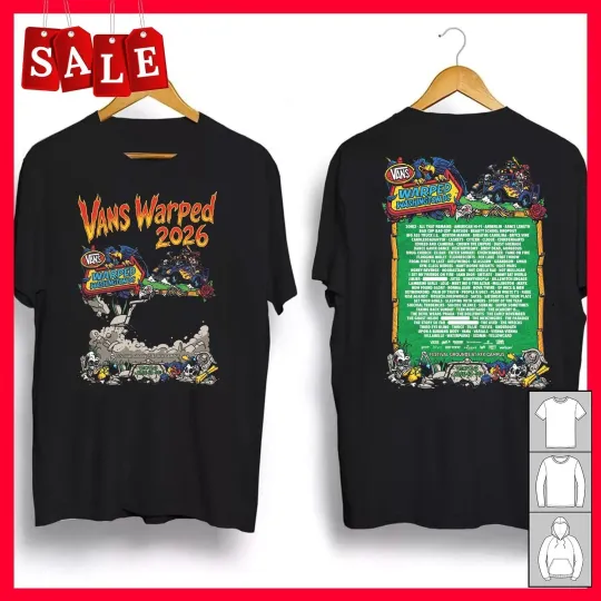 Discover New vans warped  tour 2026 Gift For Fans Unisex S-5XL Shirt LW1101