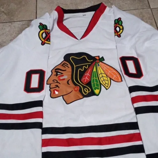 Discover Chicago Blackhawks Griswold 00 Hockey Jersey Black White Red Men's NHL