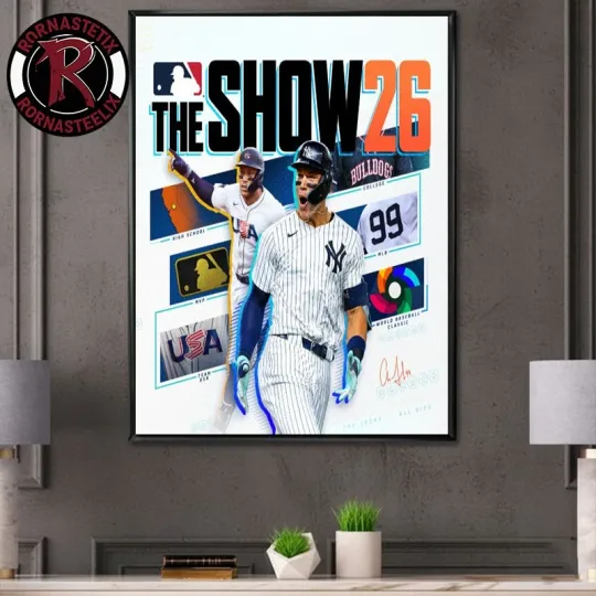 Discover Aaron Judge New York Team Y@nk33s The Show 26 Road To The Show Journey Poster