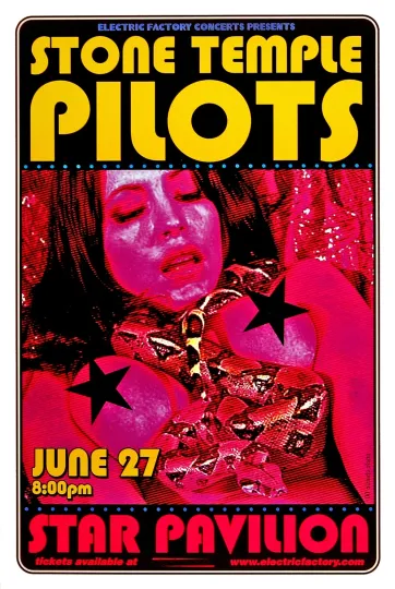 Discover Stone Temple Pilots Pennsylvania 2000 Vertical Concert Poster