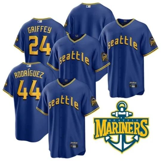 Discover Men/Youth Mariners  City Connect  Player Printed Jersey