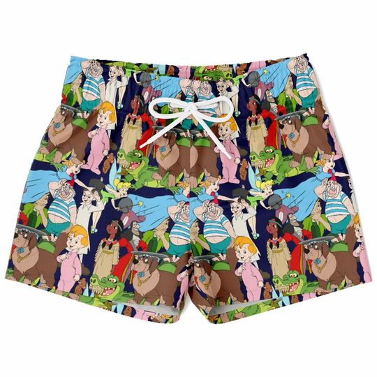 Discover Peter Pan Swim Trunks, Lost Boys Beach Shorts, Disney Vacation Swimwear