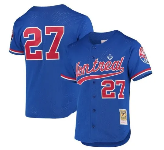 Discover Men's Vladimir Guerrero Montreal Expos Blue Jersey
